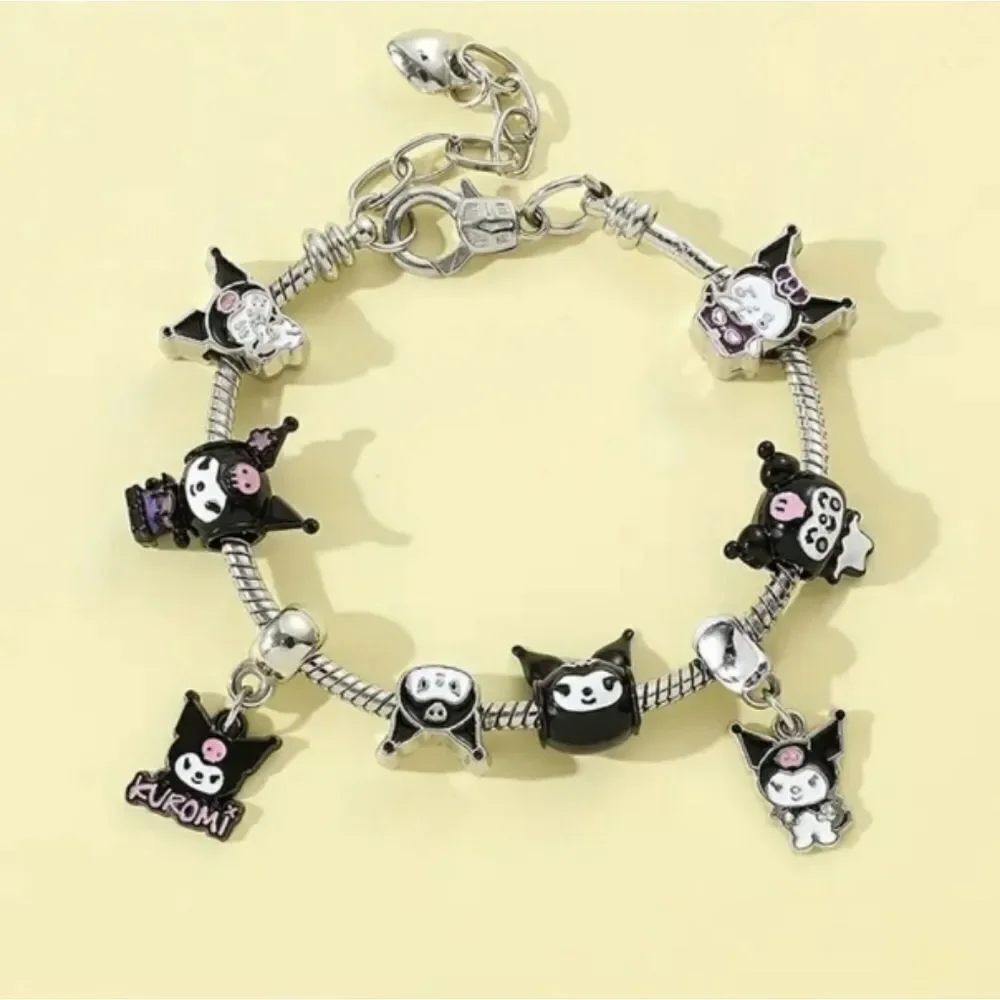 Hello Kitty Kuromi Charm Bracelet